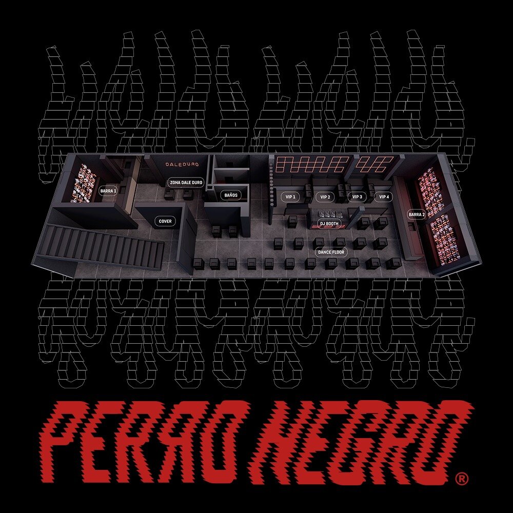 perro negro table map